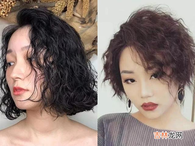 羊毛卷发型图片女/适合什么发型和脸型