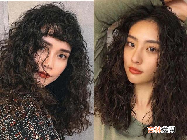 羊毛卷发型图片女/适合什么发型和脸型