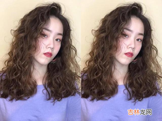 羊毛卷发型图片女/适合什么发型和脸型