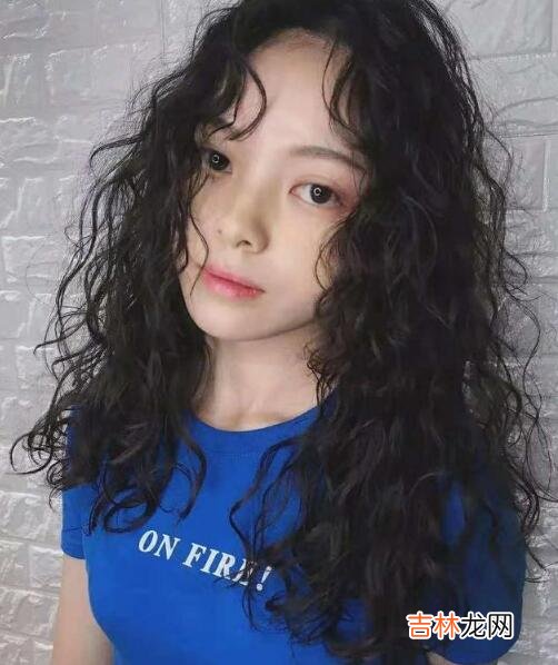 长发蛋卷头发型图片