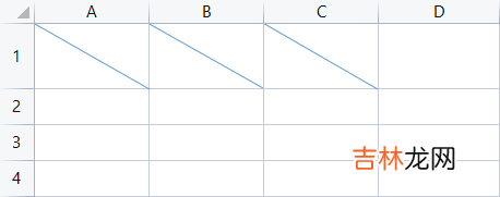 怎么用excel表格制作斜线？
