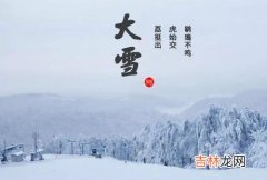 2019年大雪节气出生的宝宝是什么命，2019年大雪是几月几日？