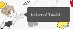 burberry是什么品牌