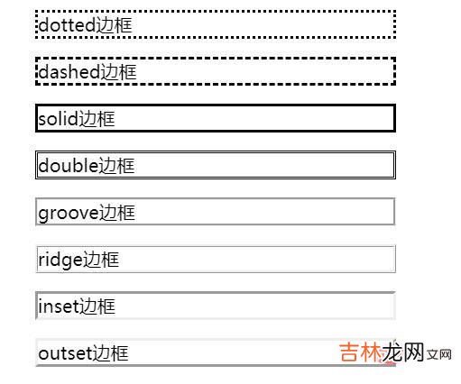 border-style属性怎么用