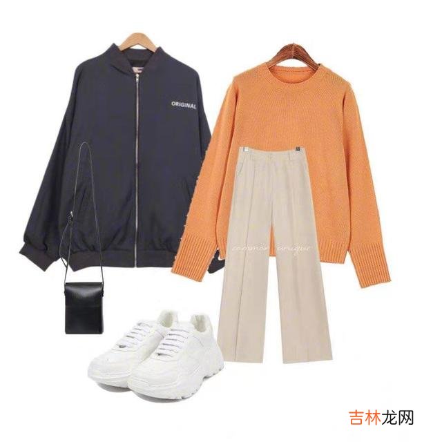 橘色衣服搭配图片 橘色衣服配什么颜色好看