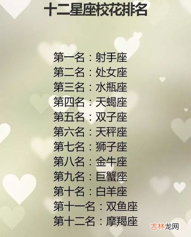 12星座谁是校花 看看那个最漂亮