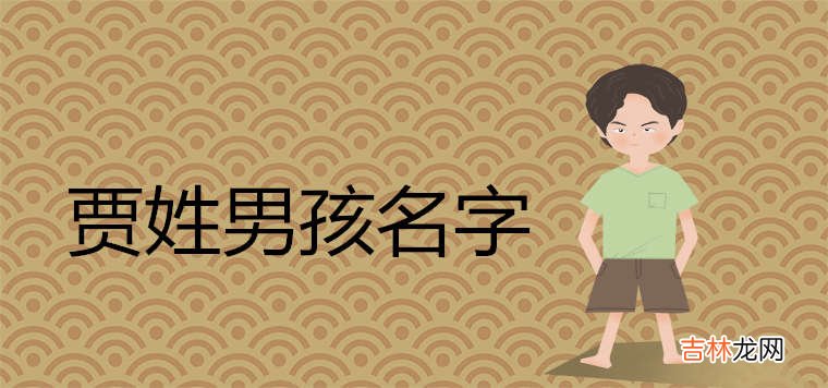 贾姓好听稀少的名字男孩