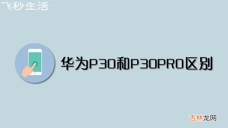 华为p30和p30pro区别