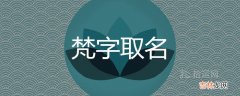 梵字取名寓意及含义是什么