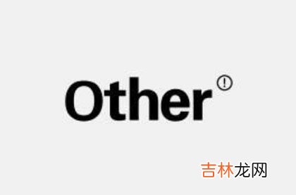 这几种不同 other是什么意思