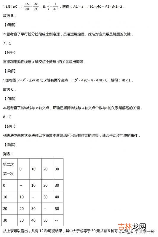 九年级上册数学补充习题答案 数学九年级上册数学补充题答案