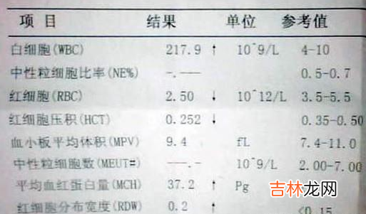 自己读懂血常规检验报告单