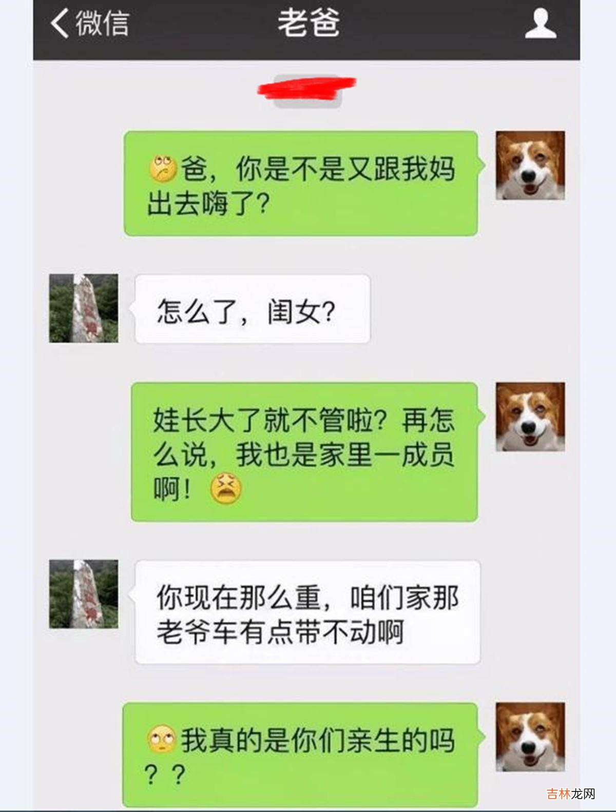 大学生晒和直男老爸聊天记录，如山体滑坡式的父爱，你招架得住吗