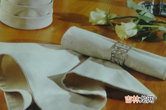西餐餐巾的使用图解