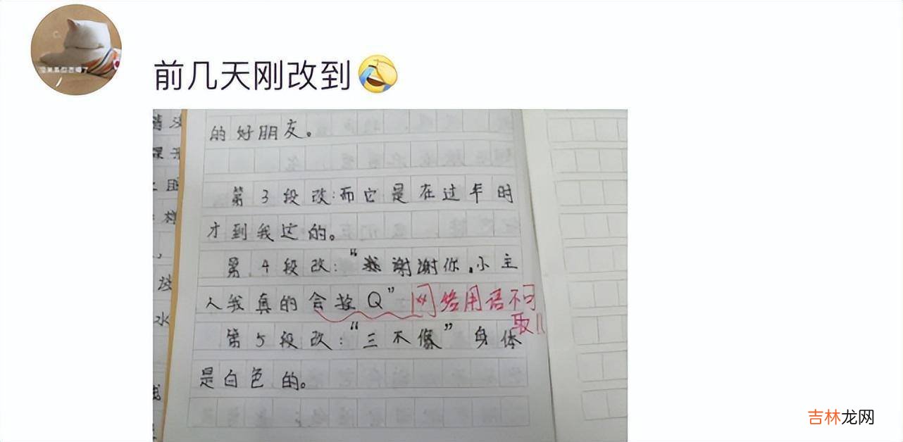 小学生写作出现“栓Q”老师血压飙升，网络热词该进作文吗？