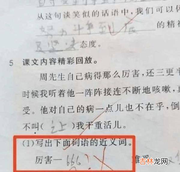 “栓Q”“666”……网络用语出现在小学生试卷上，学者：培养孩子的“雅言”非常重要