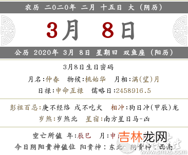 免费算命,2020年农历二月十五财神方位查询,各时辰财神方位