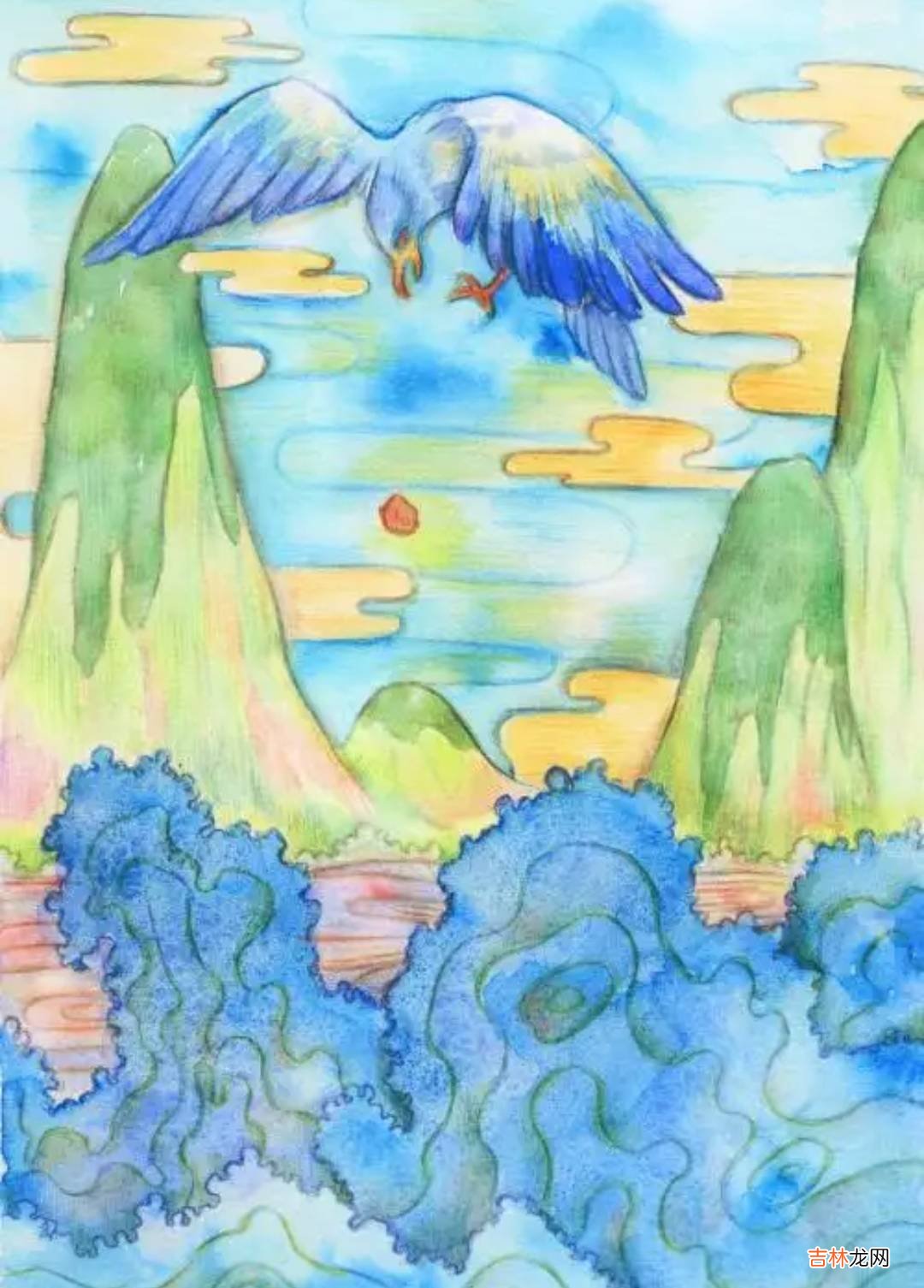 山海经笔记021:精卫填海,炎帝的女儿与山海图的猜想