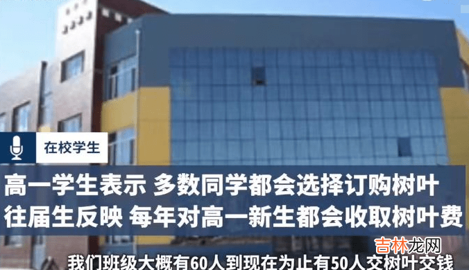 太滑稽！收作业成收树叶？某高中要求学生交20元树叶费，官方回应