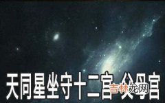 天同星坐守十二宫：父母宫详解