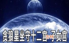 贪狼星坐守十二宫：子女宫详解