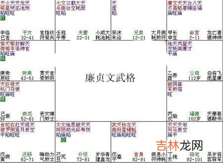 紫微斗数富贵格局：廉贞文武格详解