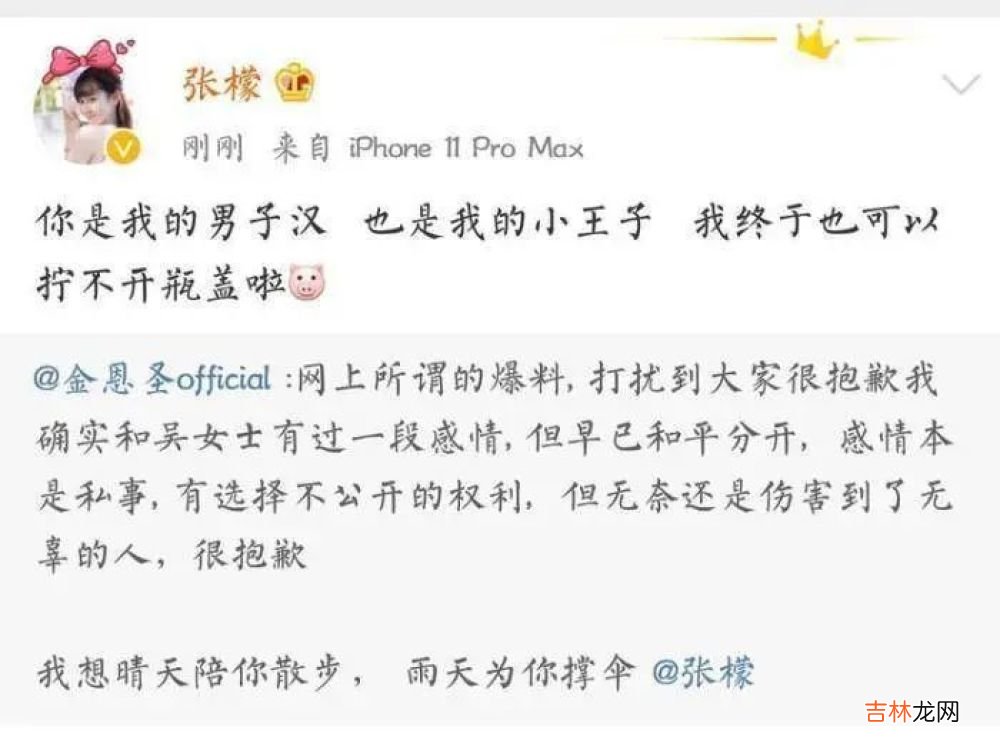 揭秘张檬被传与老公金恩圣婚变真实内幕