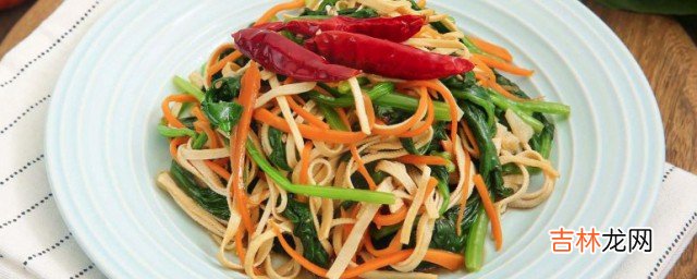 菠菜豆腐皮做法是什么