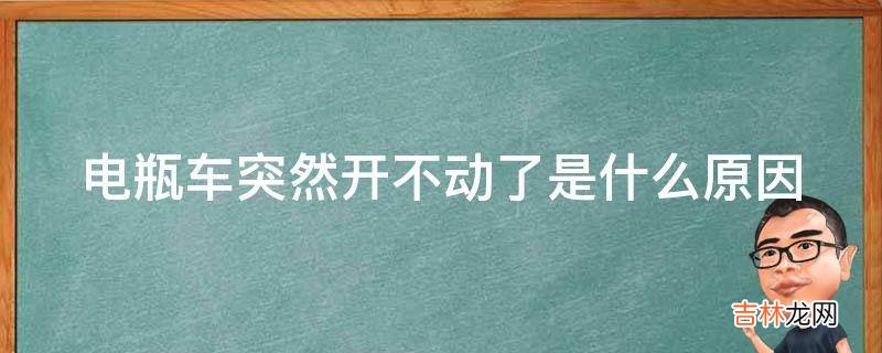 电瓶车突然开不动了是什么原因?