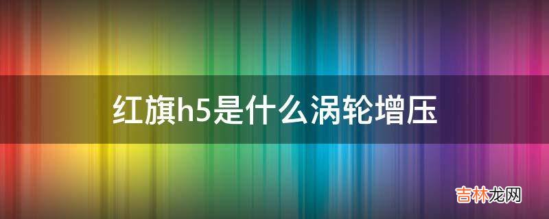 红旗h5是什么涡轮增压?