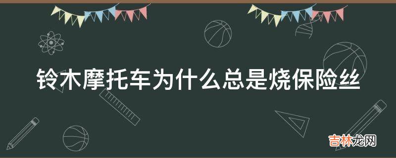 铃木摩托车为什么总是烧保险丝?