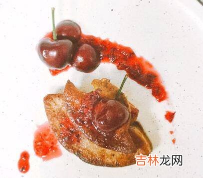 樱桃鹅肝的制作方法