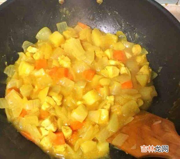 咖喱块炒鸡怎么做