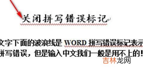 word文档出现红色波浪线是什么意思