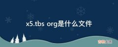 x5.tbs org是什么文件