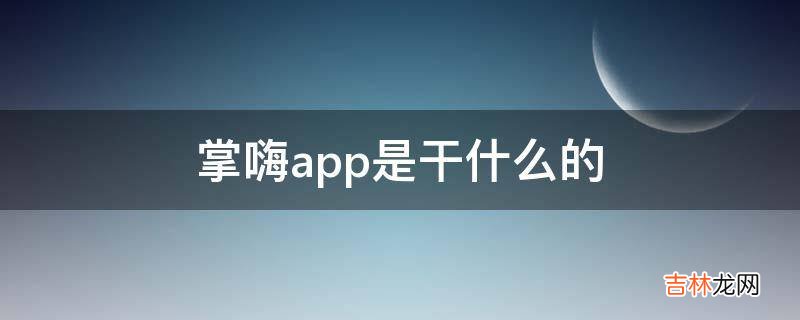 掌嗨app是干什么的