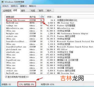 system idle process占用率高怎么解决