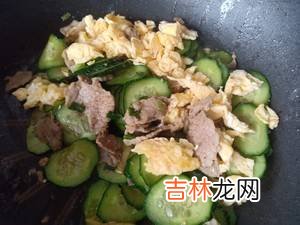 黄瓜鸡蛋肉怎么炒