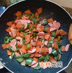 胡萝卜火腿怎么炒