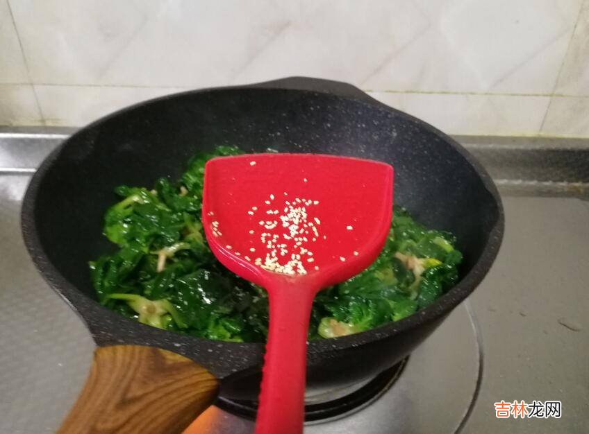 菠菜怎么炒不涩