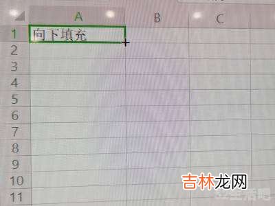 wps批量向下填充?