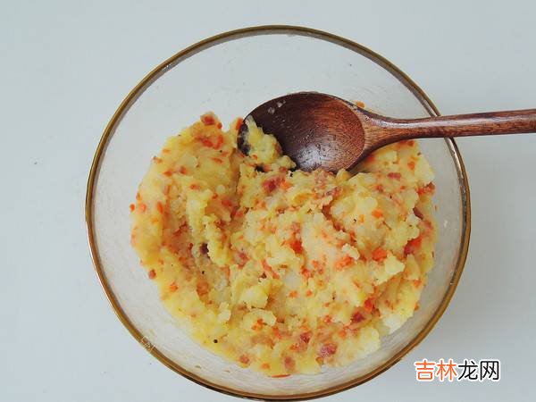 秋葵土豆泥满天星做法