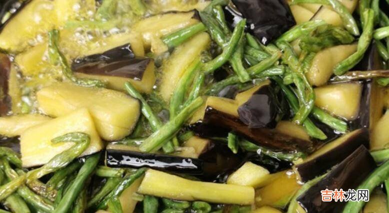 茄子炒豆角怎么炒