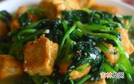 豆腐菠菜怎么炒