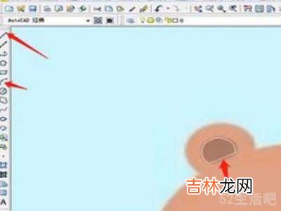 cad导入图片自动描线?