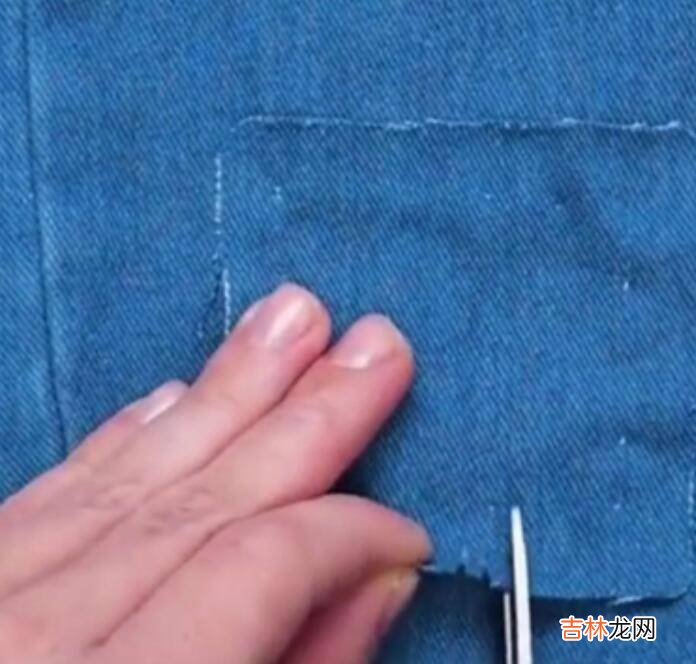 裤子有洞怎么缝补好看
