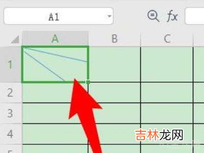 excel表格怎么画斜线一分为三?