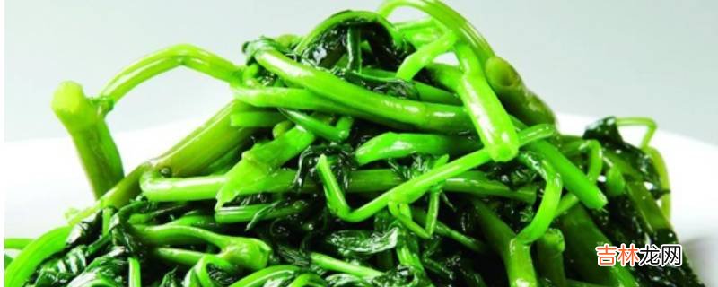 空心菜怎样炒才脆而且又不黑