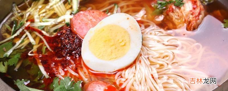 冷面的面条是什么面