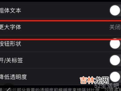 苹果手机所有应用字体调大?